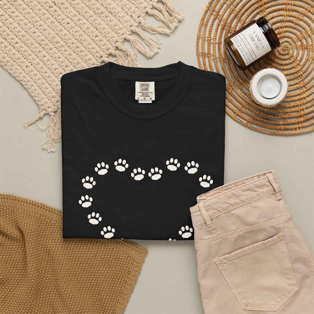 Pawprints on My Heart Tee - Pet Memorial T-Shirt