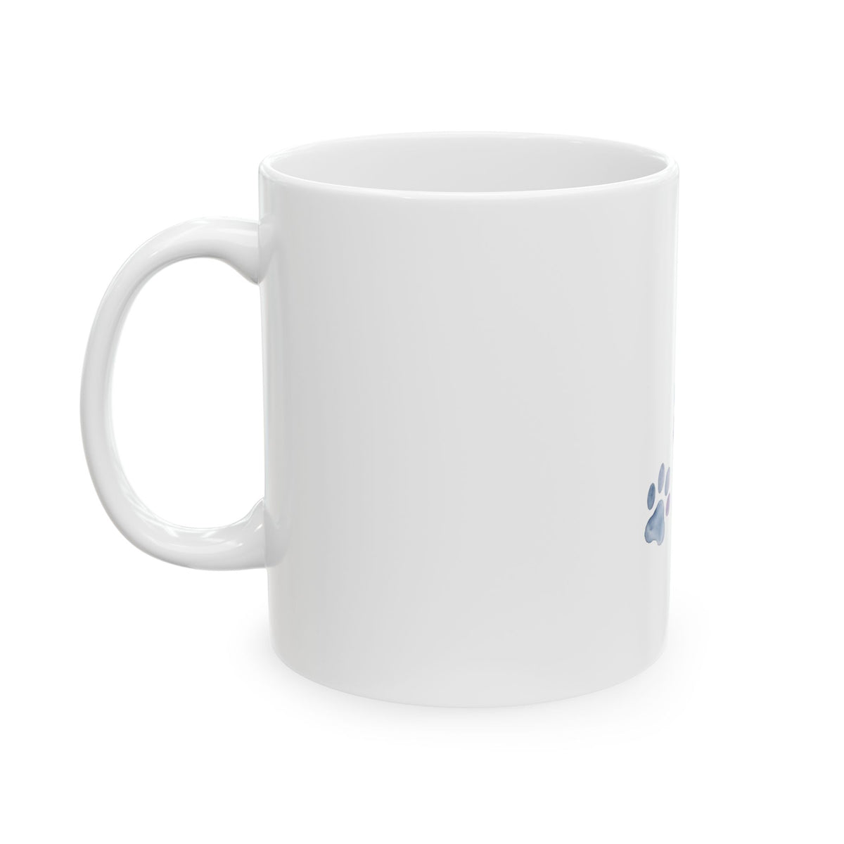 Pet Memorial Mug - Watercolor Paw Print Trail Coffee Mug