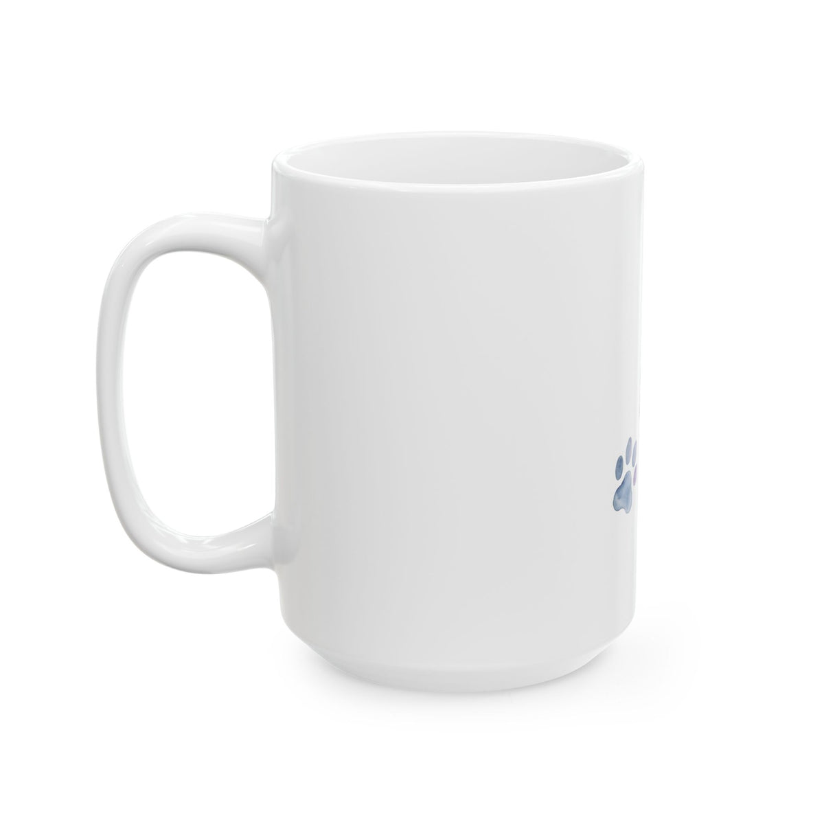 Pet Memorial Mug - Watercolor Paw Print Trail Coffee Mug