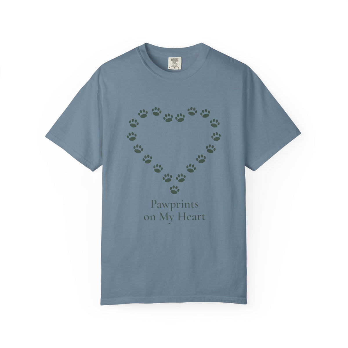 Pawprints on My Heart Tee - Pet Memorial T-Shirt