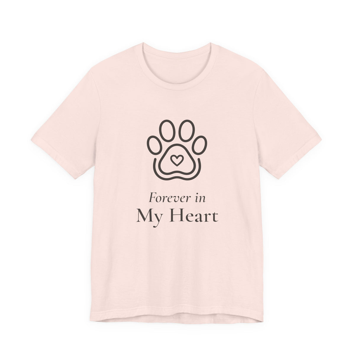 Forever in My Heart Tee - Paw Heart Pet Memorial T-Shirt