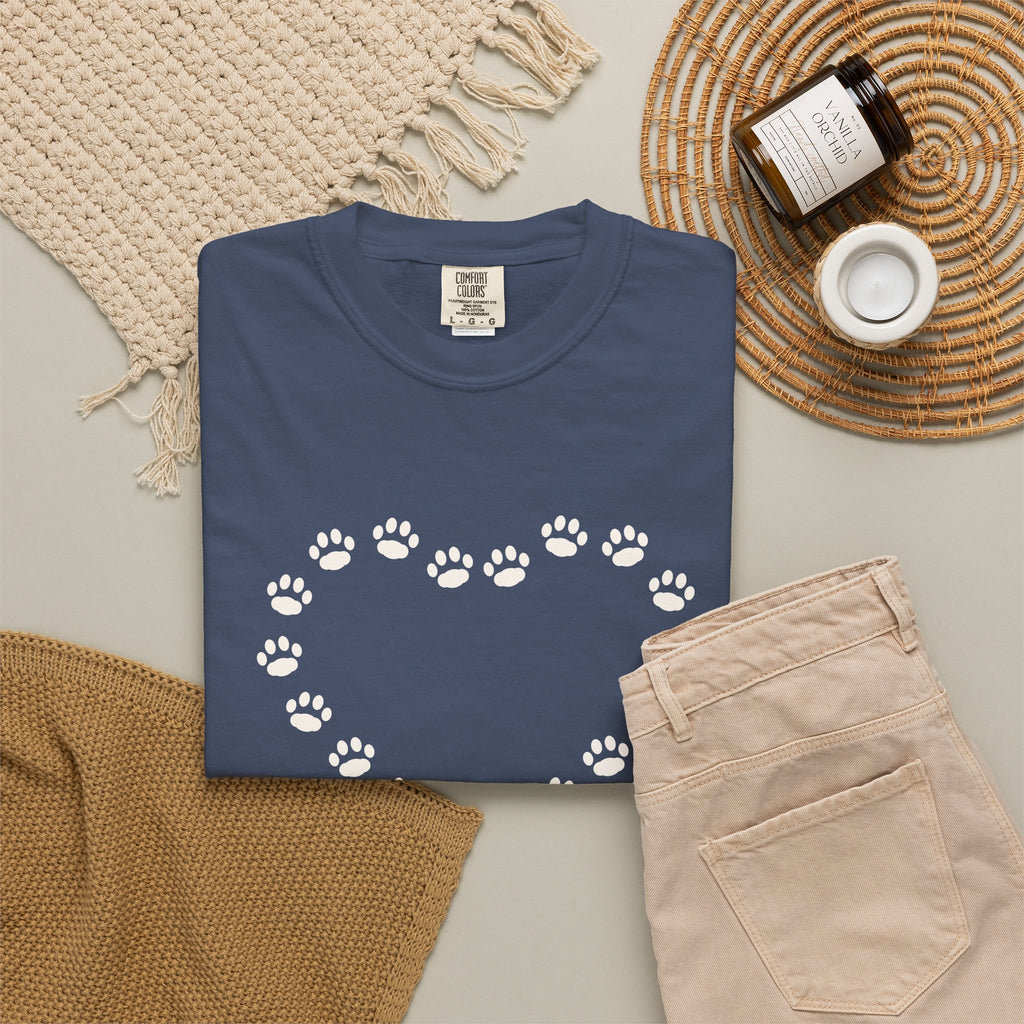 Pawprints on My Heart Tee - Pet Memorial T-Shirt