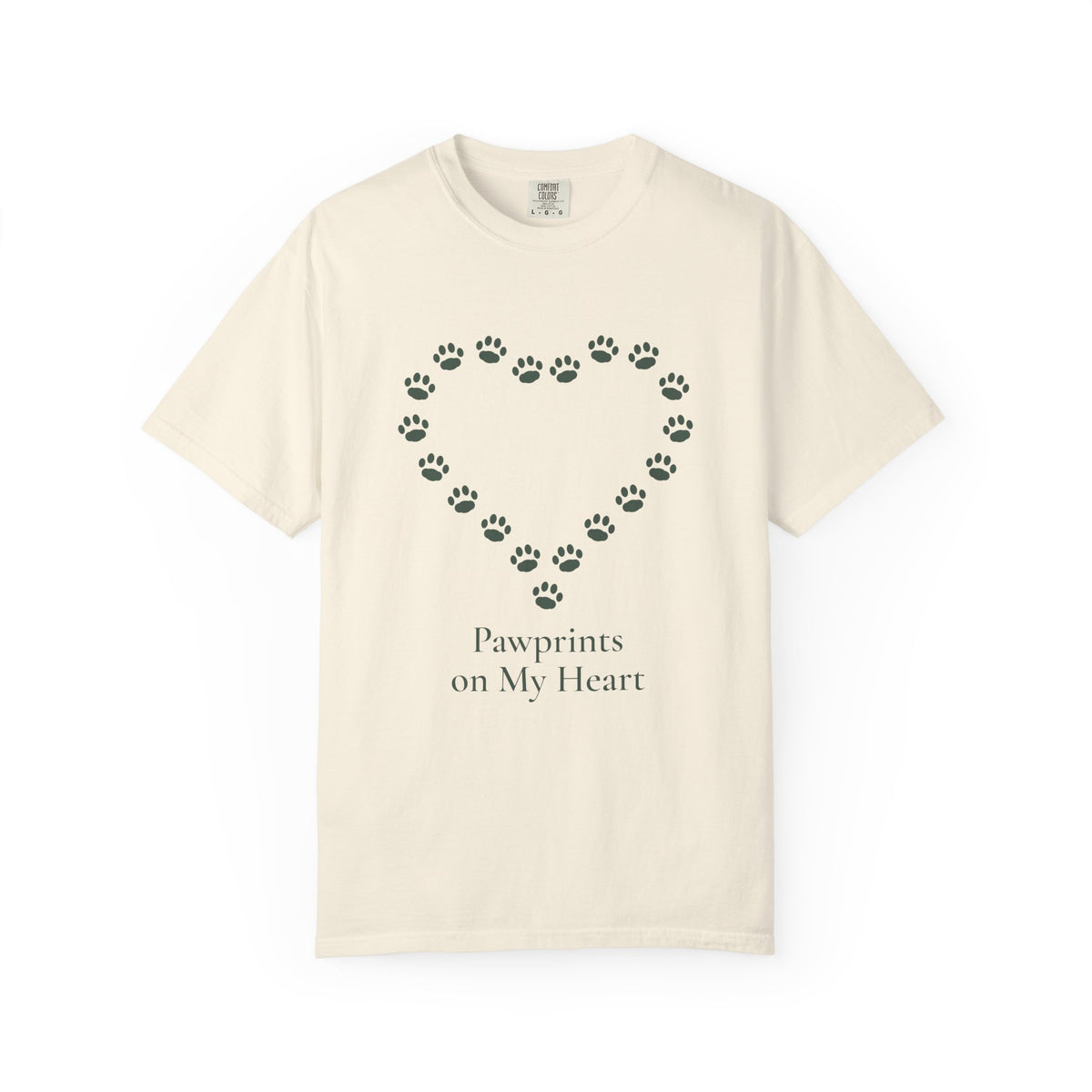 Pawprints on My Heart Tee - Pet Memorial T-Shirt