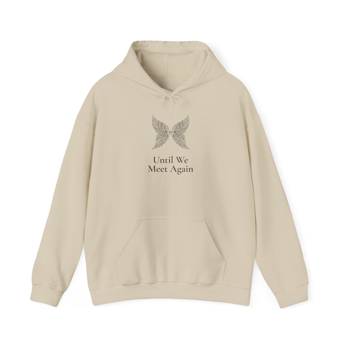 Until We Meet Again Hoodie - Angel Wings Pet Memorial Sweatshirt