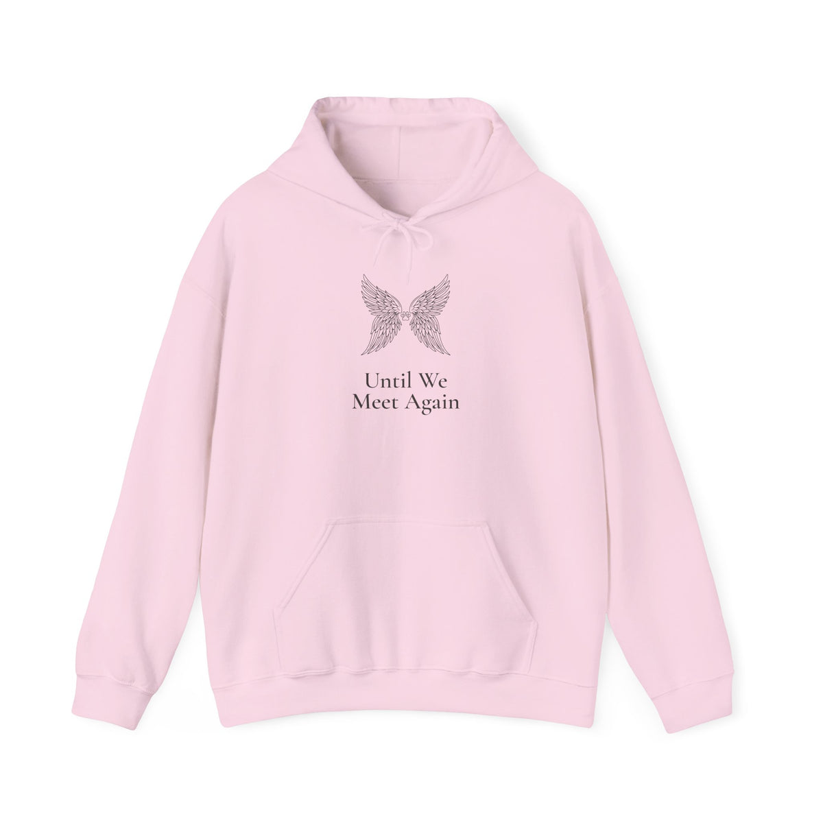 Until We Meet Again Hoodie - Angel Wings Pet Memorial Sweatshirt