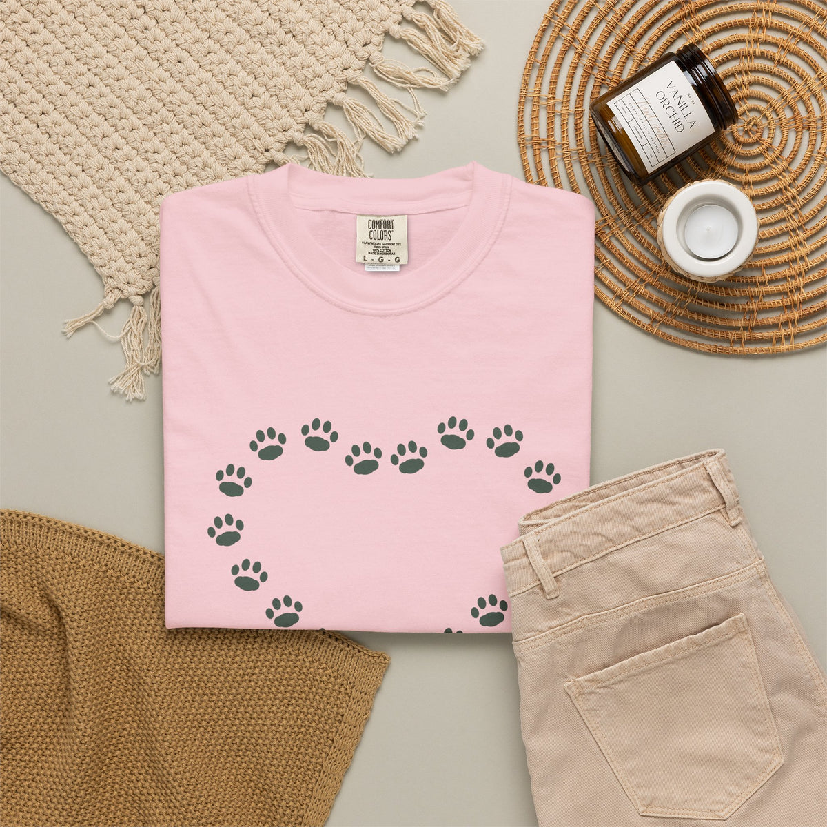 Pawprints on My Heart Tee - Pet Memorial T-Shirt