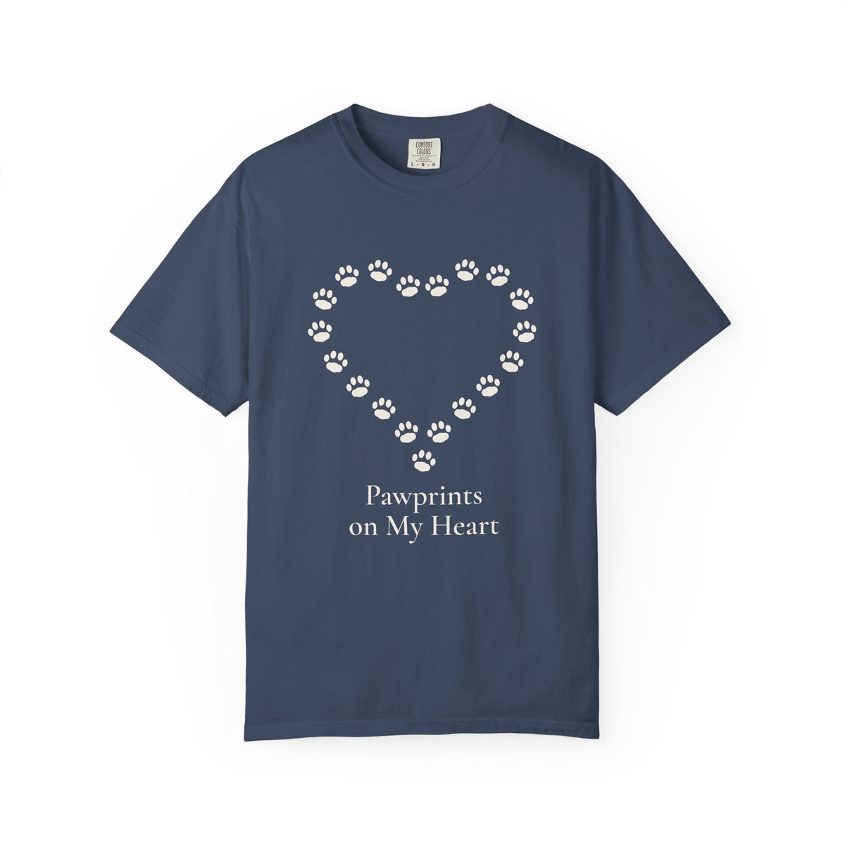 Pawprints on My Heart Tee - Pet Memorial T-Shirt