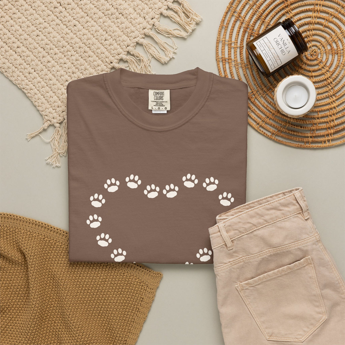 Pawprints on My Heart Tee - Pet Memorial T-Shirt