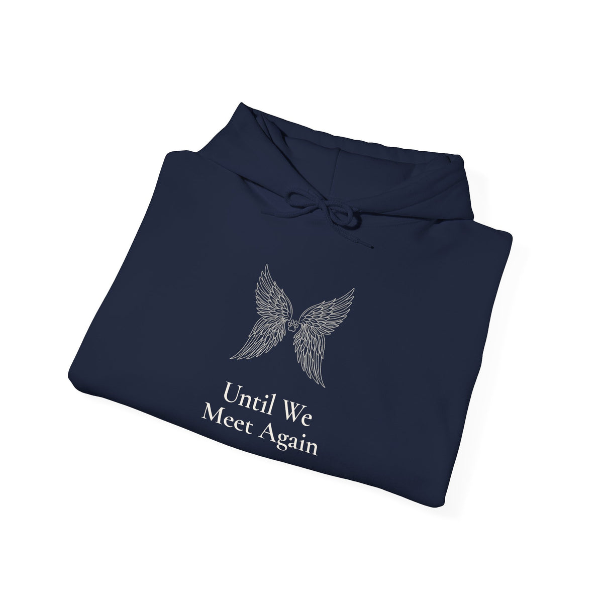 Until We Meet Again Hoodie - Angel Wings Pet Memorial Sweatshirt