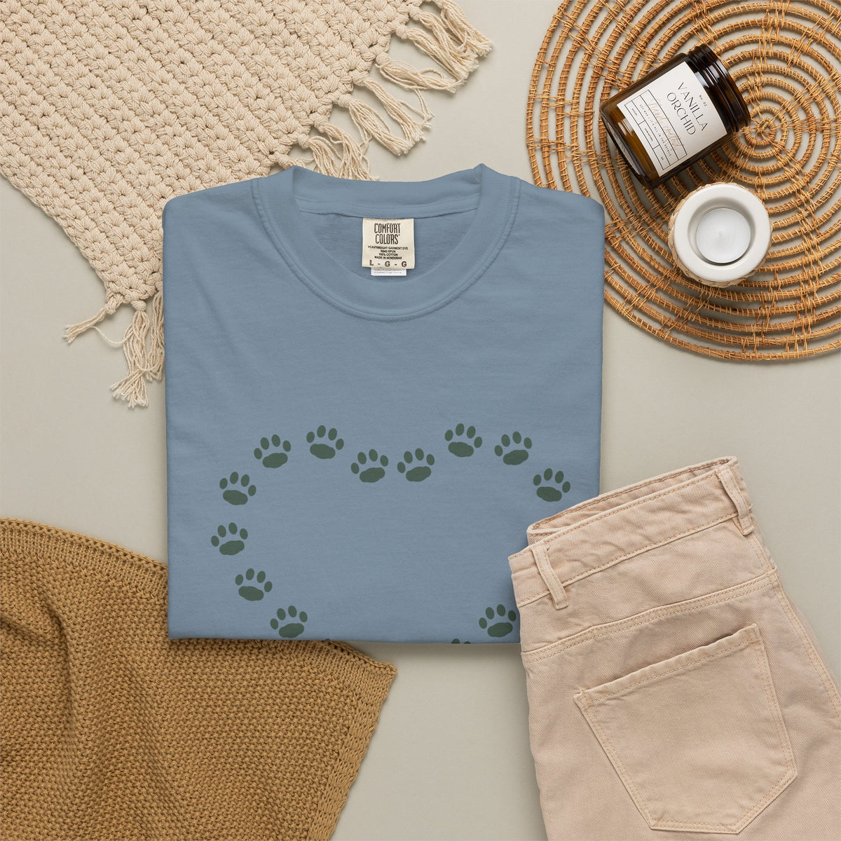 Pawprints on My Heart Tee - Pet Memorial T-Shirt