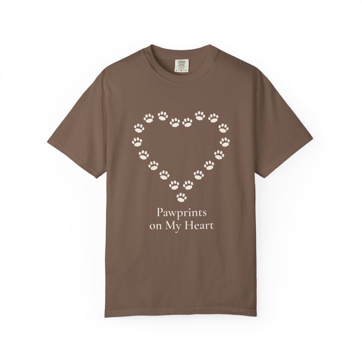 Pawprints on My Heart Tee - Pet Memorial T-Shirt