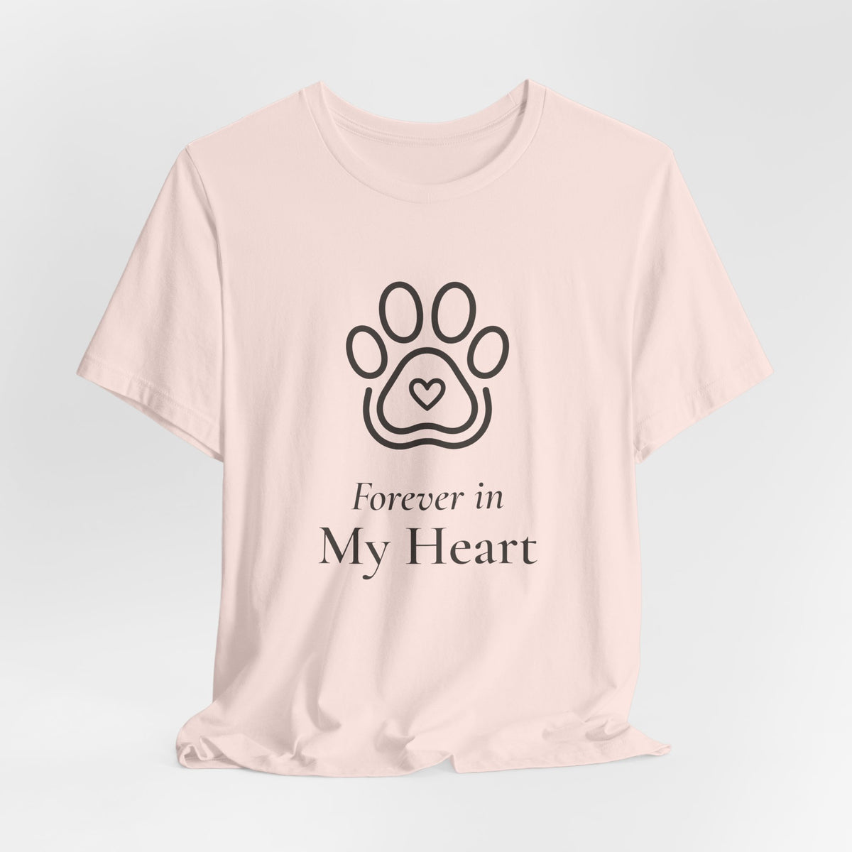 Forever in My Heart Tee - Paw Heart Pet Memorial T-Shirt