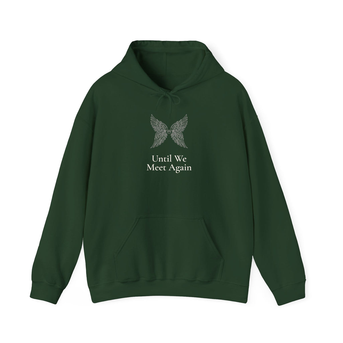 Until We Meet Again Hoodie - Angel Wings Pet Memorial Sweatshirt